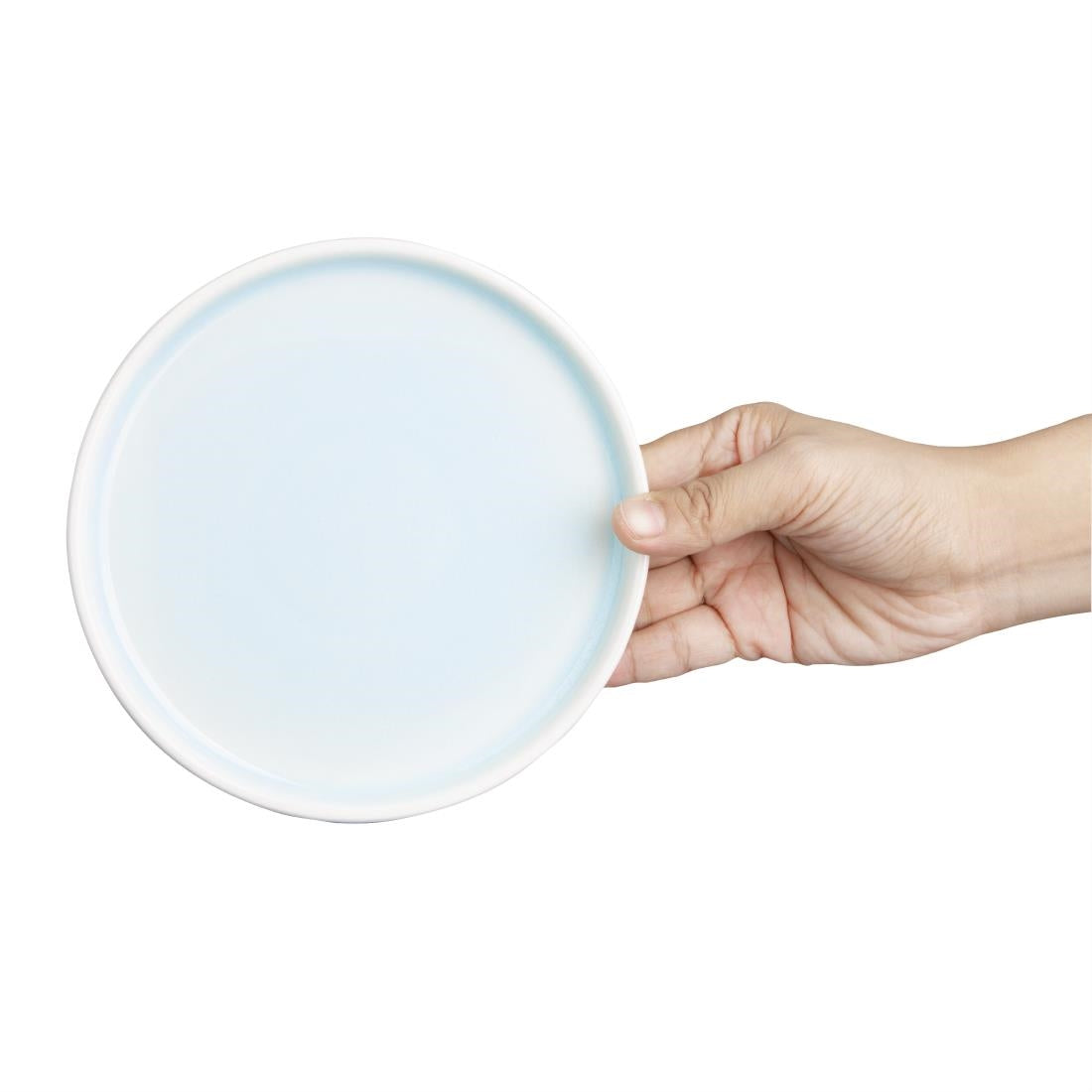 Olympia Fondant Plates Aqua 156mm (Pack of 6) - CU171 Plates Olympia