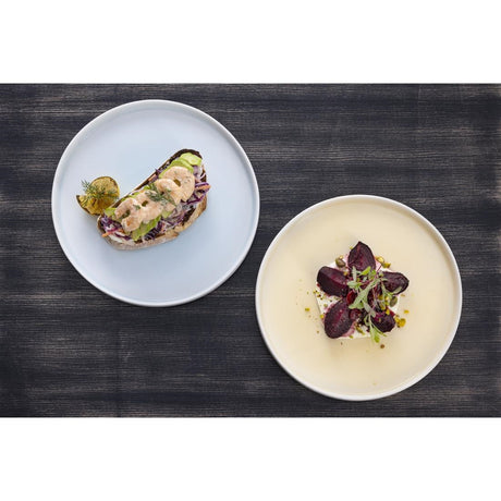 Olympia Fondant Plates Lemon 270mm (Pack of 4) - CU416 Plates Olympia