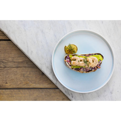 Olympia Fondant Plates Aqua 270mm (Pack of 4) - CU176 Plates Olympia
