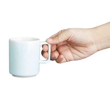 Olympia Fondant Cups Aqua 168ml (Pack of 6) - CU184 Cups and Mugs Olympia