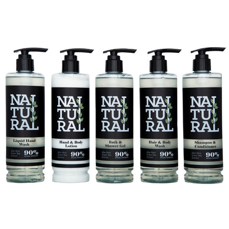 Hotel Complimentary Taylor of London 90% Natural Hair & Body Wash 400ml (Pack of 10) - CU222  Taylor of London   