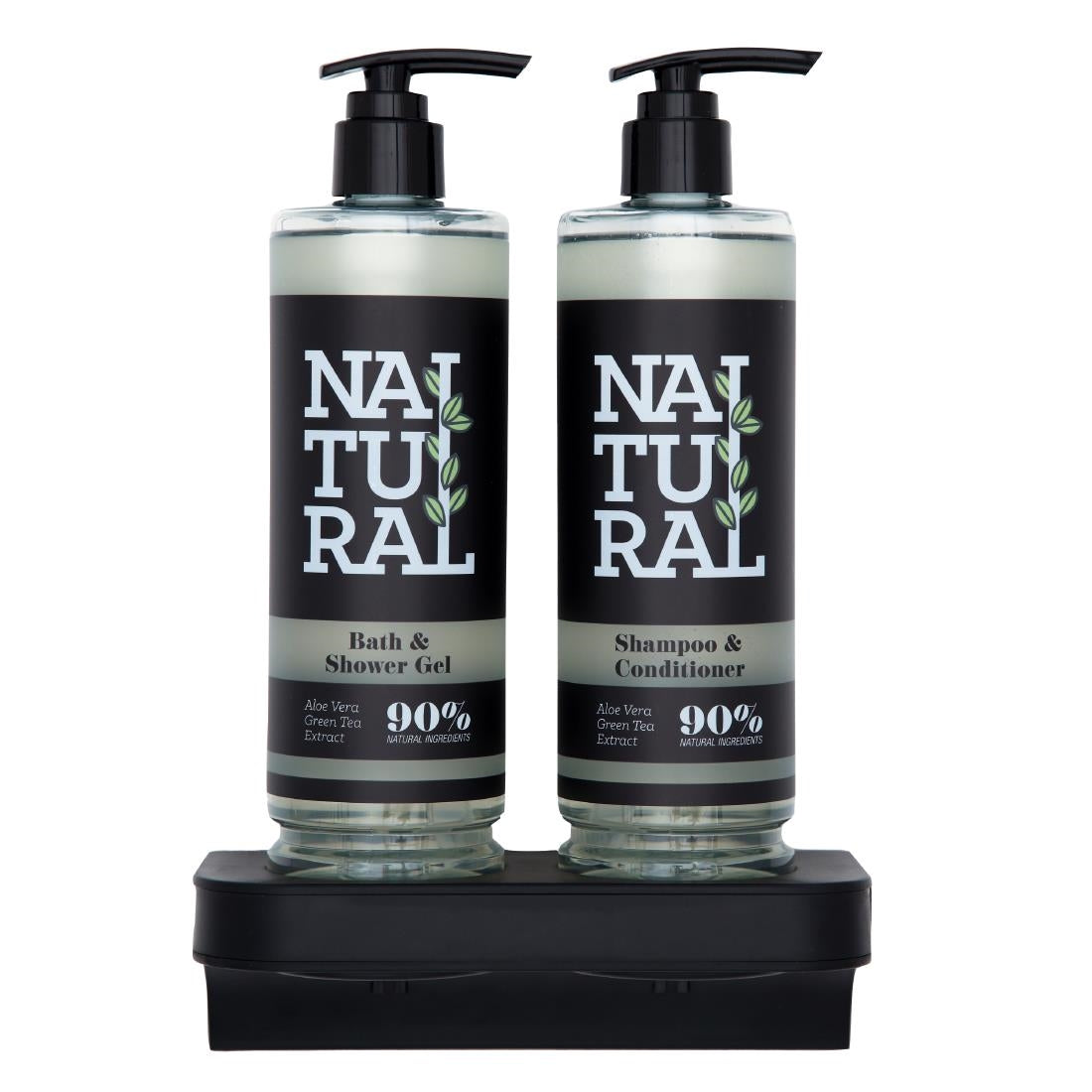 Hotel Complimentary 90% Natural Range Double Magnetic Wall Bracket for 400ml - CU227  Taylor of London   