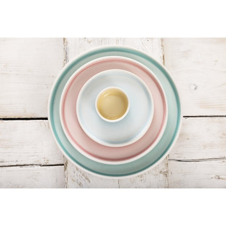 Olympia Fondant Plates Aqua 156mm (Pack of 6) - CU171 Plates Olympia