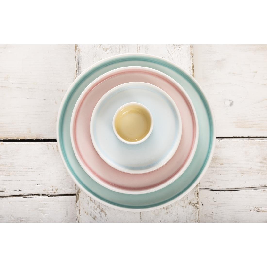 Olympia Fondant Plates Pink 215mm (Pack of 6) - CU451 Plates Olympia