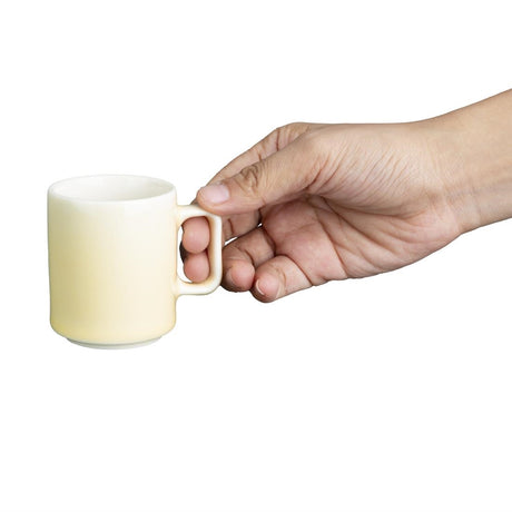 Olympia Fondant Cups Lemon 100ml (Pack of 6) - CU422 Cups and Mugs Olympia