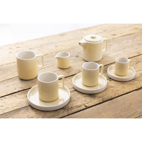 Olympia Fondant Cups Lemon 100ml (Pack of 6) - CU422 Cups and Mugs Olympia