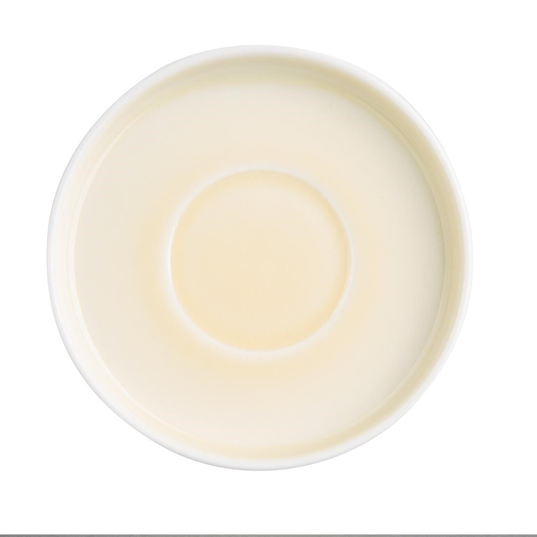 Olympia Fondant Saucers Lemon 136mm (Pack of 6) - CU425 Olympia Designs Olympia   