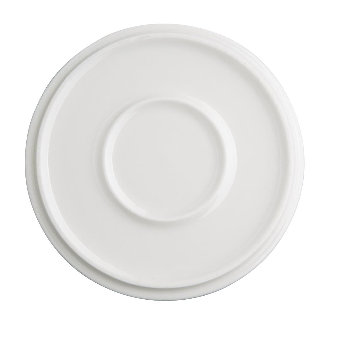Olympia Fondant Saucers Lemon 136mm (Pack of 6) - CU425 Olympia Designs Olympia   