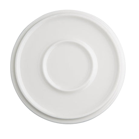 Olympia Fondant Saucers Lemon 136mm (Pack of 6) - CU425 Olympia Designs Olympia   