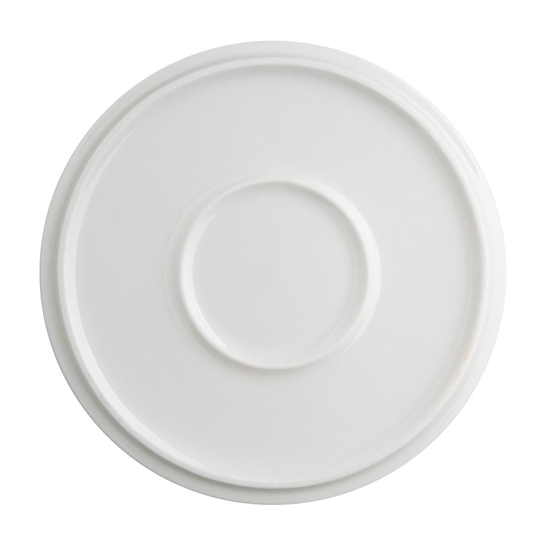 Olympia Fondant Saucers Lemon 155mm (Pack of 6) - CU427 Olympia Designs Olympia   