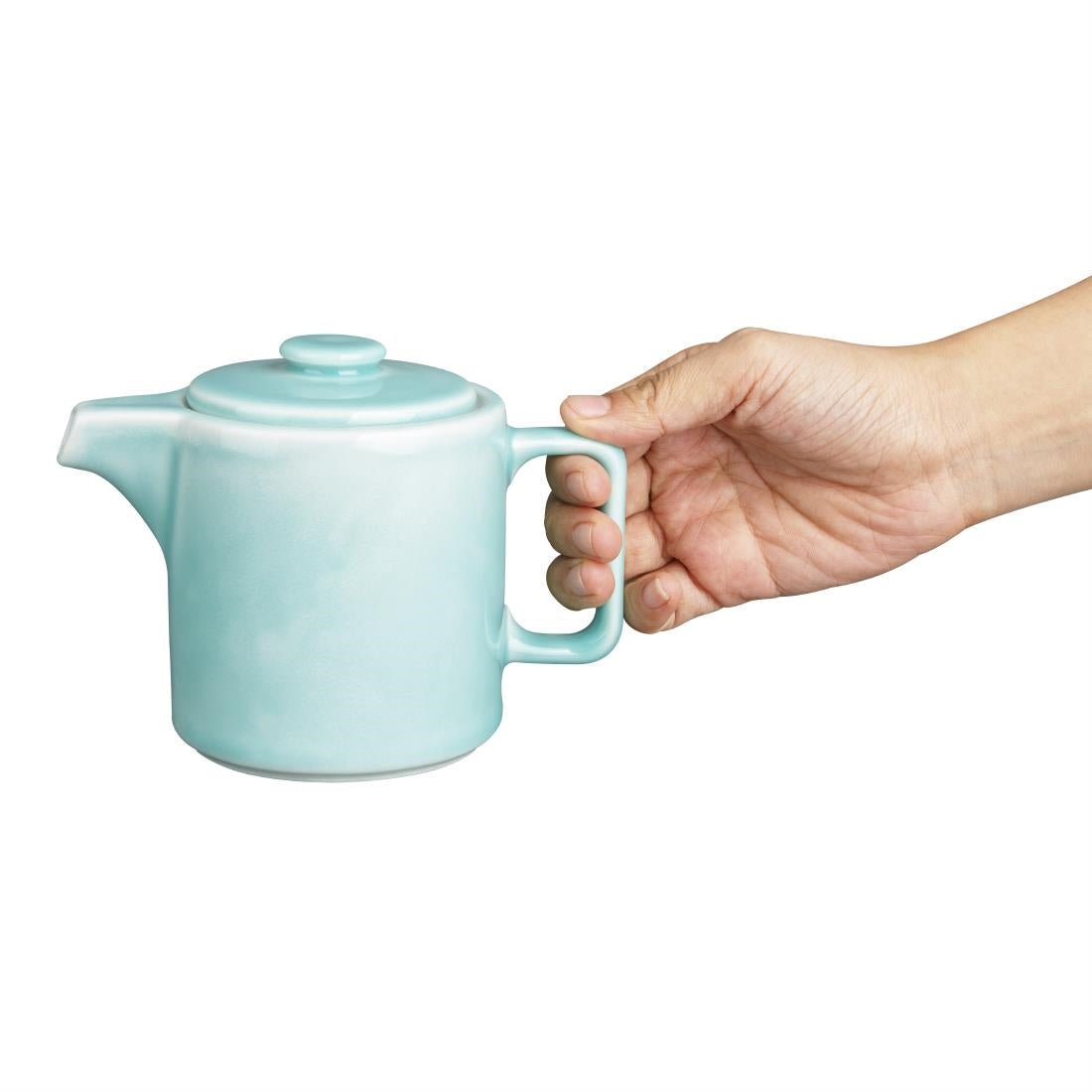 Olympia Fondant Tea Pots Mint 450ml (Pack of 2) - CU439 Olympia Designs Olympia   