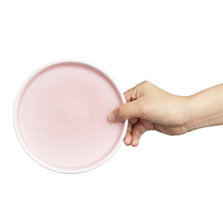 Olympia Fondant Plates Pink 156mm (Pack of 6) - CU447 Plates Olympia