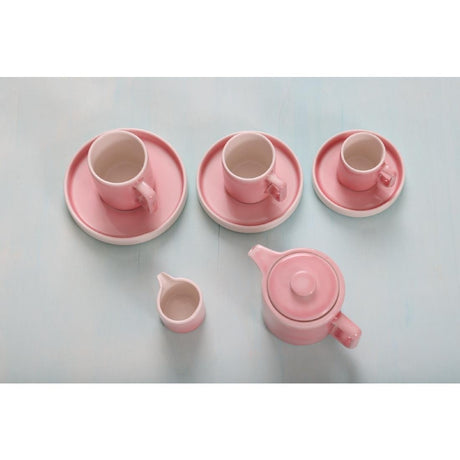Olympia Fondant Saucers Pink 136mm (Pack of 6) - CU461 Olympia Designs Olympia   