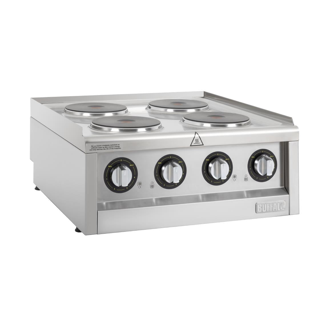 Buffalo 600 Series 4 Ring Electric Hob - CU471  Buffalo   