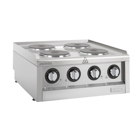 Buffalo 600 Series 4 Ring Electric Hob - CU471  Buffalo   