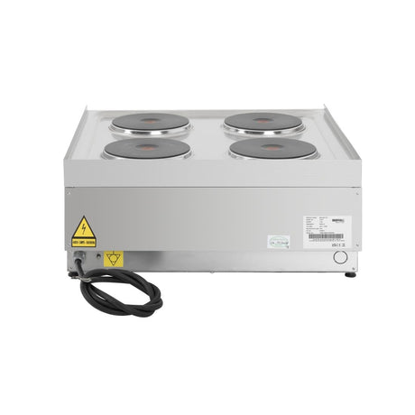 Buffalo 600 Series 4 Ring Electric Hob - CU471  Buffalo   