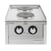 Buffalo 600 Series 2 Ring Electric Hob - CU472  Buffalo   