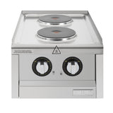 Buffalo 600 Series 2 Ring Electric Hob - CU472  Buffalo   