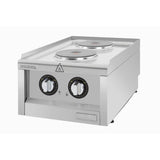 Buffalo 600 Series 2 Ring Electric Hob - CU472  Buffalo   