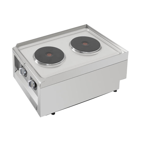Buffalo 600 Series 2 Ring Electric Hob - CU472  Buffalo   