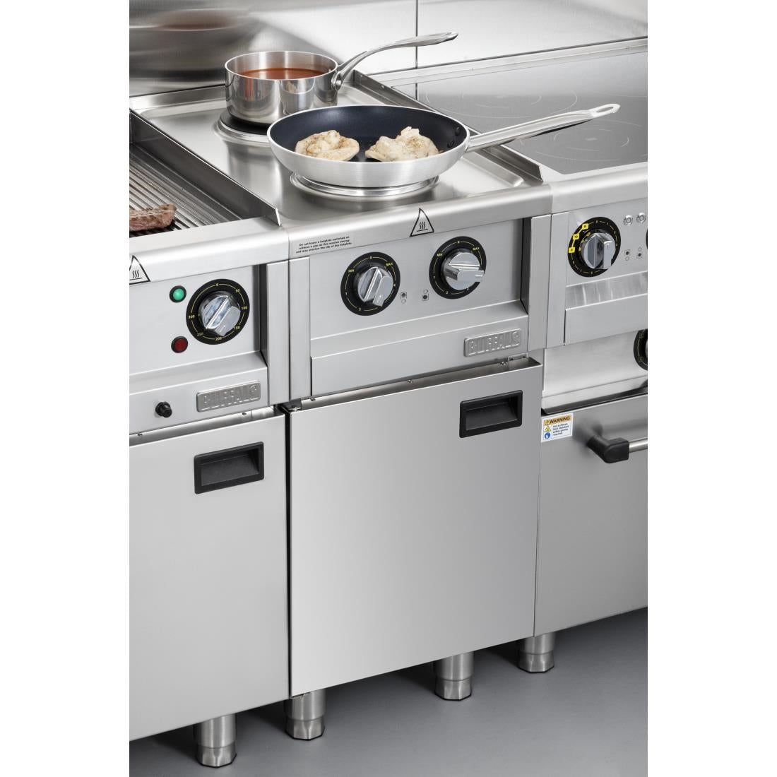 Buffalo 600 Series 2 Ring Electric Hob - CU472  Buffalo   
