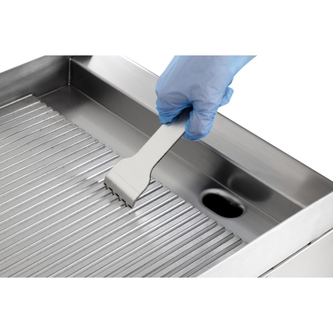 Buffalo 600 Series Ribbed Electric Griddle 400mm - CU474  Buffalo   