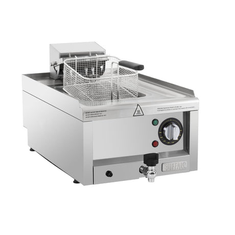 Buffalo 600 Series Single Tank Electric Fryer 8Ltr - CU476 Countertop Electric Fryers Buffalo