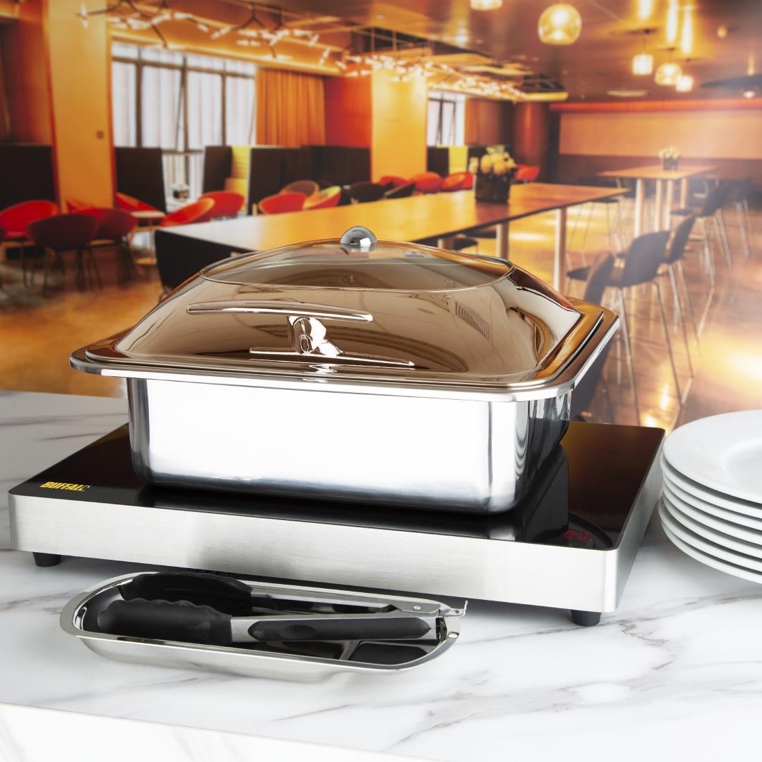 Buffalo Induction Hot Plate - CU485  Buffalo   
