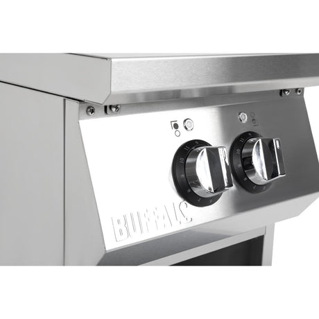 Buffalo Freestanding 2 Zone Induction Hob - CU487  Buffalo   