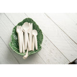 Sabert Recyclable Paper Cutlery Fork (Pack of 1000) - CU494 Disposable Cutlery Sabert   