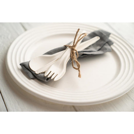 Sabert Recyclable Paper Cutlery Fork (Pack of 1000) - CU494 Disposable Cutlery Sabert   