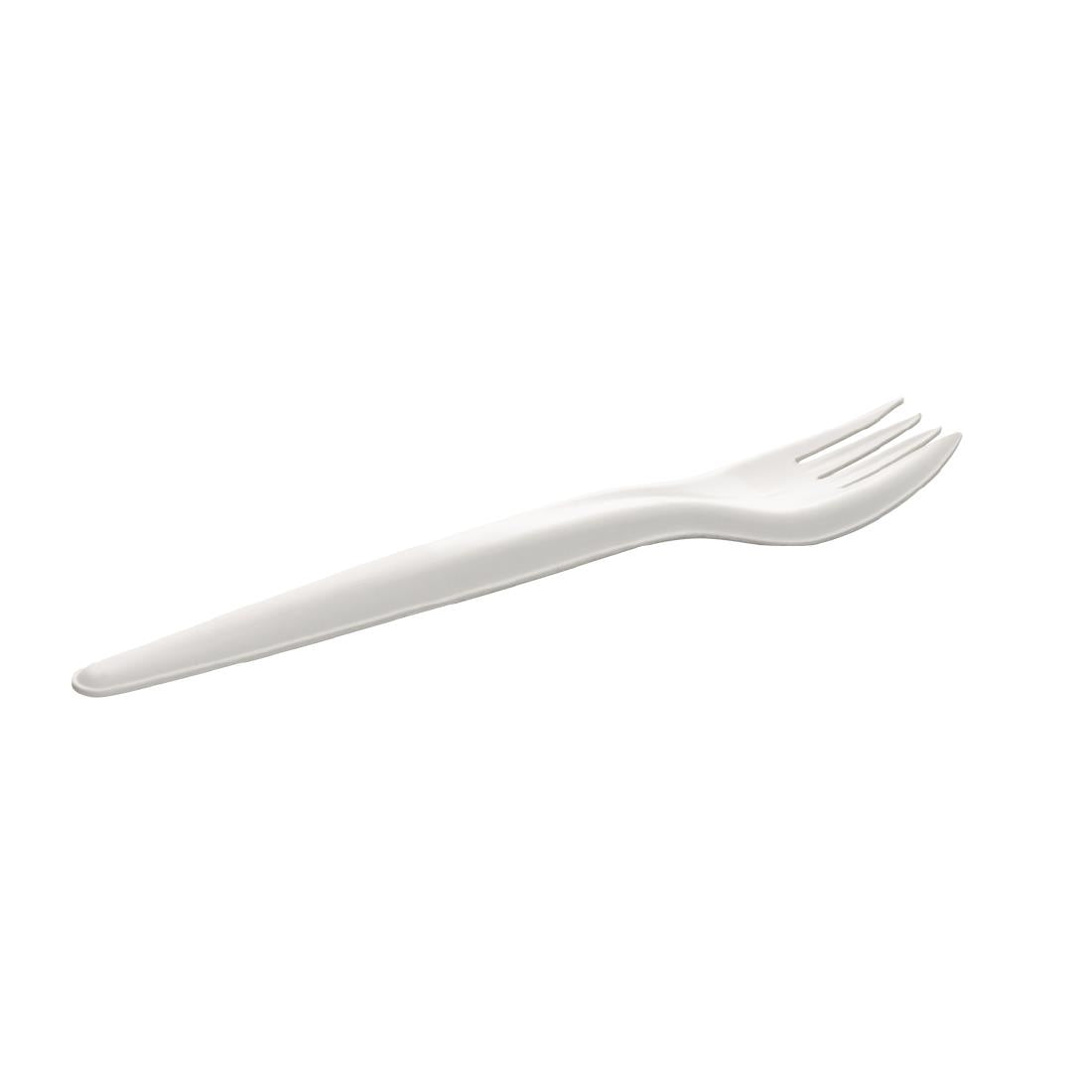 Sabert Recyclable Paper Cutlery Fork (Pack of 1000) - CU494 Disposable Cutlery Sabert   
