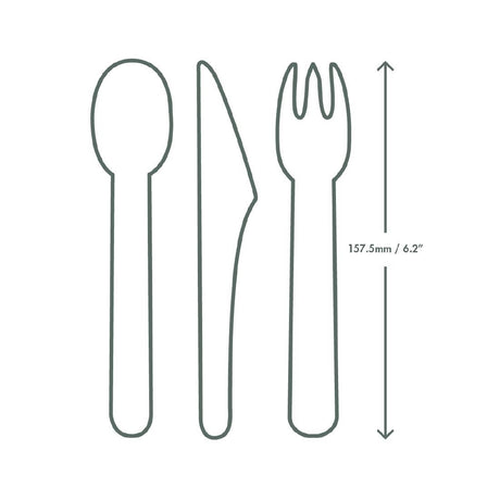 Vegware Compostable Paper Knife (Pack 1000) - CU544 Disposable Cutlery Vegware   
