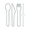 Vegware Compostable Paper Fork (Pack 1000) - CU543 Disposable Cutlery Vegware   