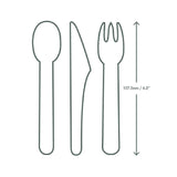 Vegware Compostable Paper Fork (Pack 1000) - CU543 Disposable Cutlery Vegware   