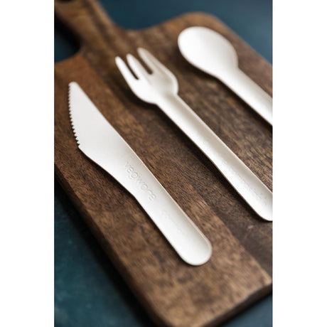Vegware Compostable Paper Knife (Pack 1000) - CU544 Disposable Cutlery Vegware   