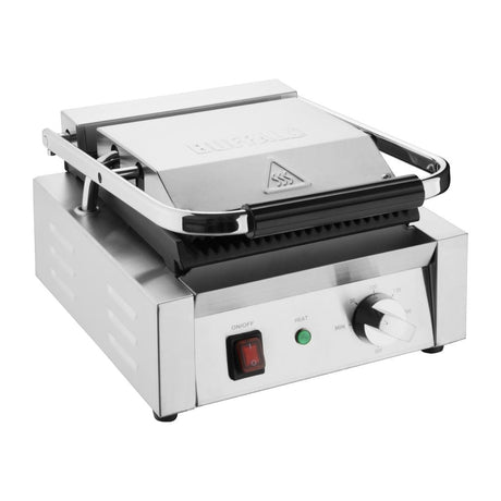 Buffalo Bistro Ribbed Contact Grill - CU600 Contact Grills & Panini Makers Buffalo
