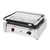 Buffalo Bistro Large Ribbed Contact Grill - CU602 Contact Grills & Panini Makers Buffalo