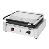 Buffalo Bistro Large Ribbed Contact Grill - CU602 Contact Grills & Panini Makers Buffalo