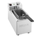 Buffalo Single Tank Single Basket 3Ltr Countertop Fryer 2kW - CU614 Countertop Electric Fryers Buffalo