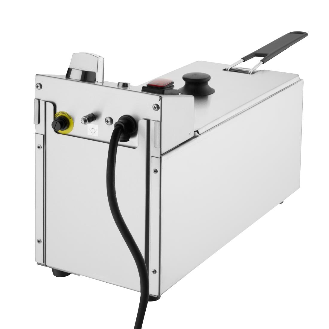 Buffalo Single Tank Single Basket 3Ltr Countertop Fryer 2kW - CU614 Countertop Electric Fryers Buffalo