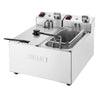 Buffalo Twin Tank Twin Basket 2x3Ltr Countertop Fryer 2x2kW - CU615 Countertop Electric Fryers Buffalo