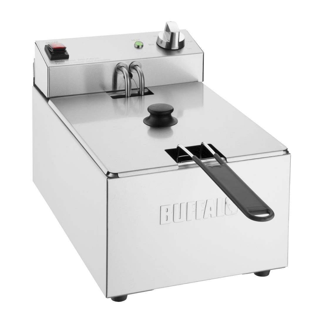 Buffalo Single Tank Single Basket 5Ltr Countertop Fryer 2.8kW - CU616 Countertop Electric Fryers Buffalo