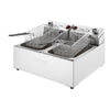 Buffalo Double Electric Fryer with Timer 2x5Ltr - CU624 Countertop Electric Fryers Buffalo