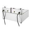 Buffalo Double Electric Fryer with Timer 2x5Ltr - CU624 Countertop Electric Fryers Buffalo