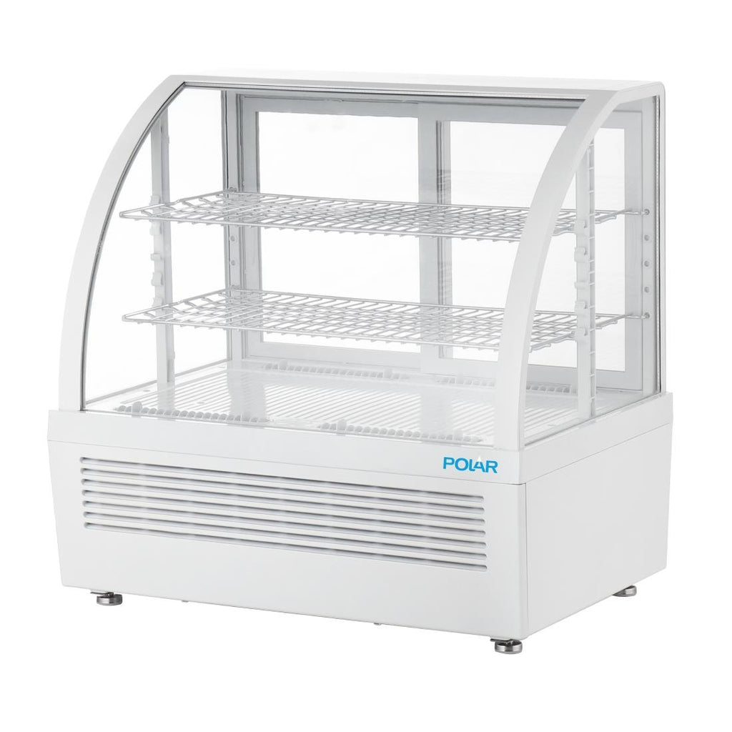 Polar C-Series Countertop Display Fridge White 100Ltr - CU637  Polar   