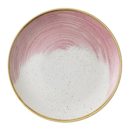 Churchill Stonecast Accents Petal Pink Evolve Coupe Plate 160mm (Pack of 12) - CU645 Plates Churchill