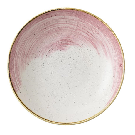 Churchill Stonecast Accents Petal Pink Evolve Coupe Bowl 248mm (Pack of 12) - CU647 Bowls Churchill