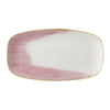 Churchill Stonecast Accents Petal Pink Chefs Oblong Plate 348 x 186mm (Pack of 6) - CU649 Plates Churchill