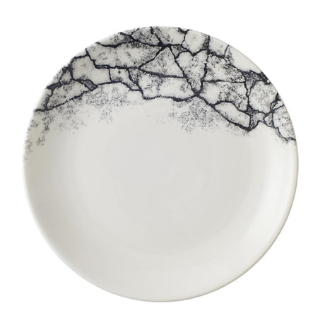 Churchill Kintsugi Accents Quartz Black Evolve Coupe Plate 165mm (Pack of 12) - CU667 Plates Churchill